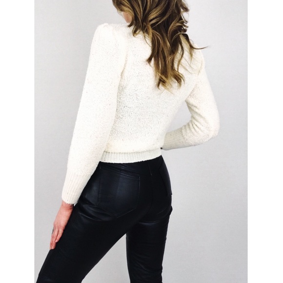 Vintage Decorative Collar Sweater | Size S - Picture 6 of 16